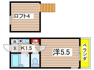 メイプルハウスの物件間取画像